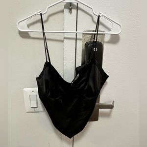 Lace Corset Open Back Top